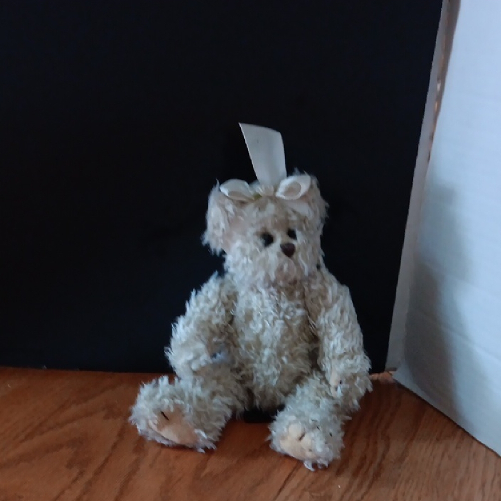 Adorable Plush Teddy Bear with Bow